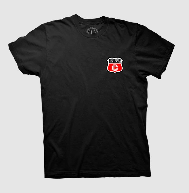 Crooked Clubhouse Crooked Garage Icon Tee (Closeout)
