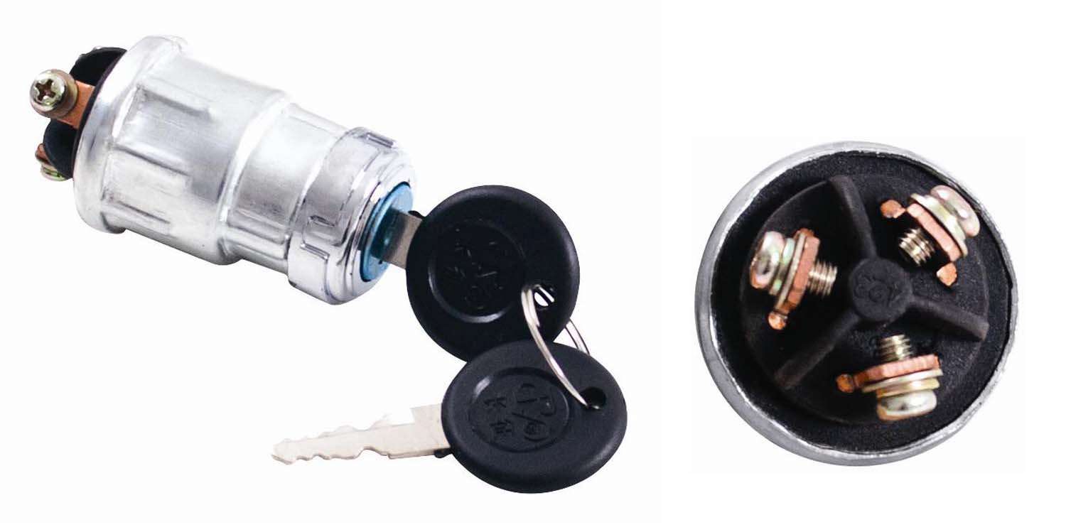 MOGO Parts Ignition Switch, 3-Wire/Post