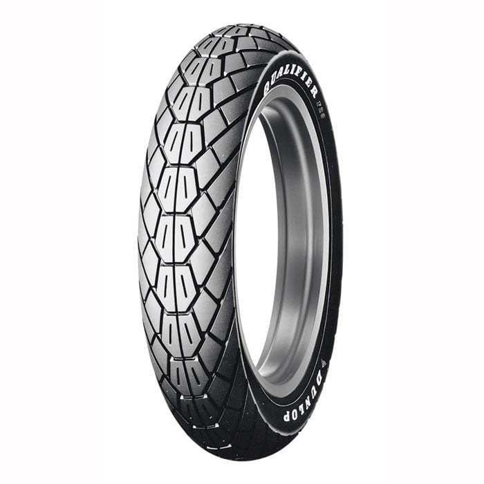 Dunlop F20 White Letter Front Tire