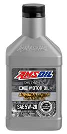 Huile moteur synthétique Amsoil OE 5W-20, 946 ml