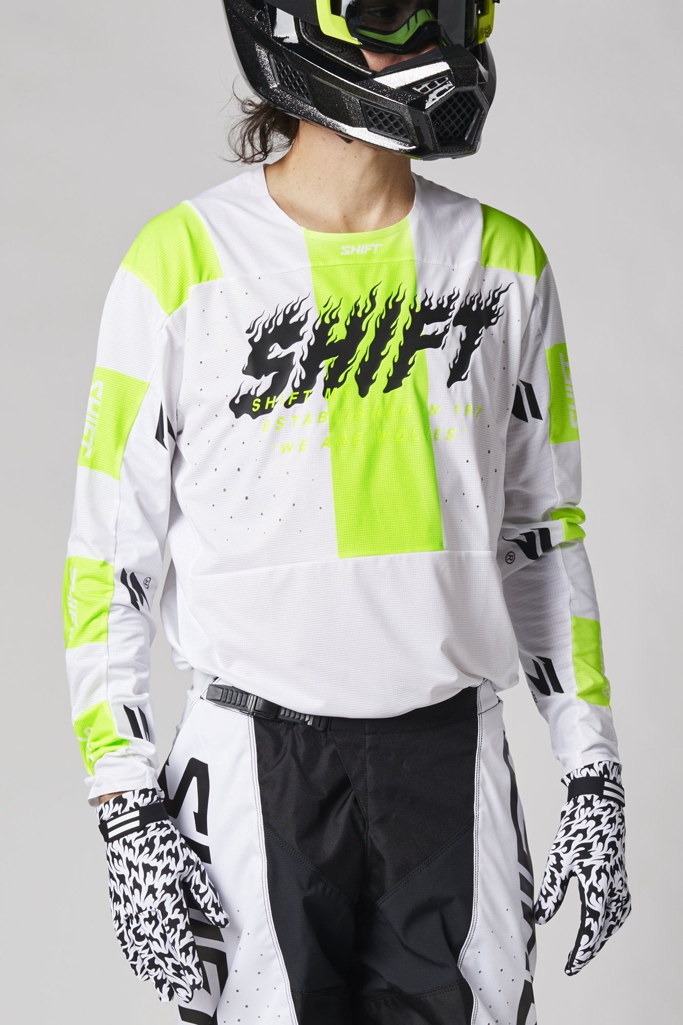 Shift Black Label Flame MX Jersey (Closeout)