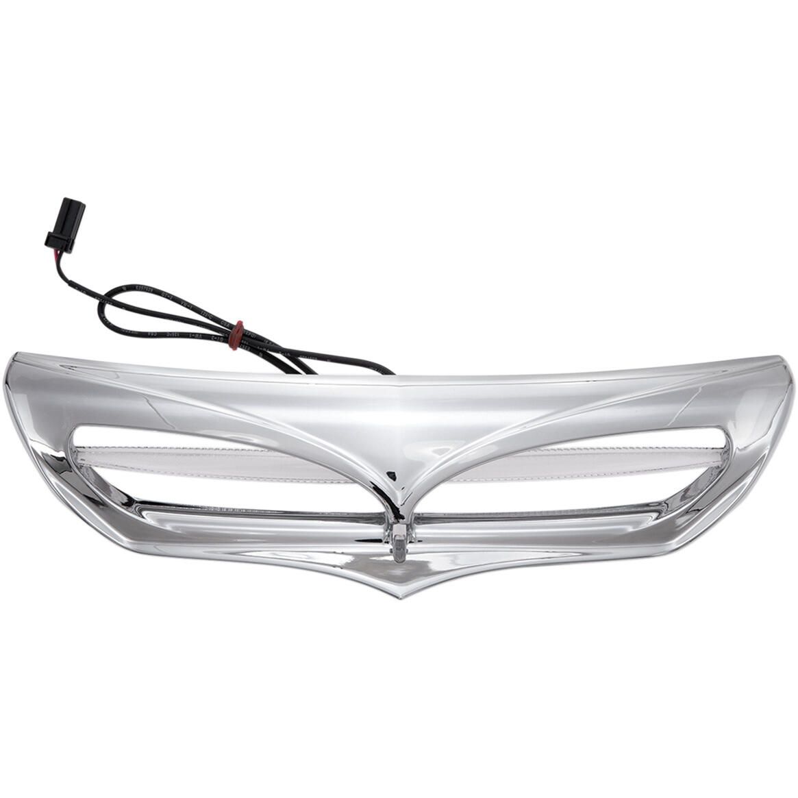 Ciro3D Fairing Vent Trim Chrome with LED