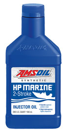 Huile synthétique marine Amsoil HP pour moteur 2 temps