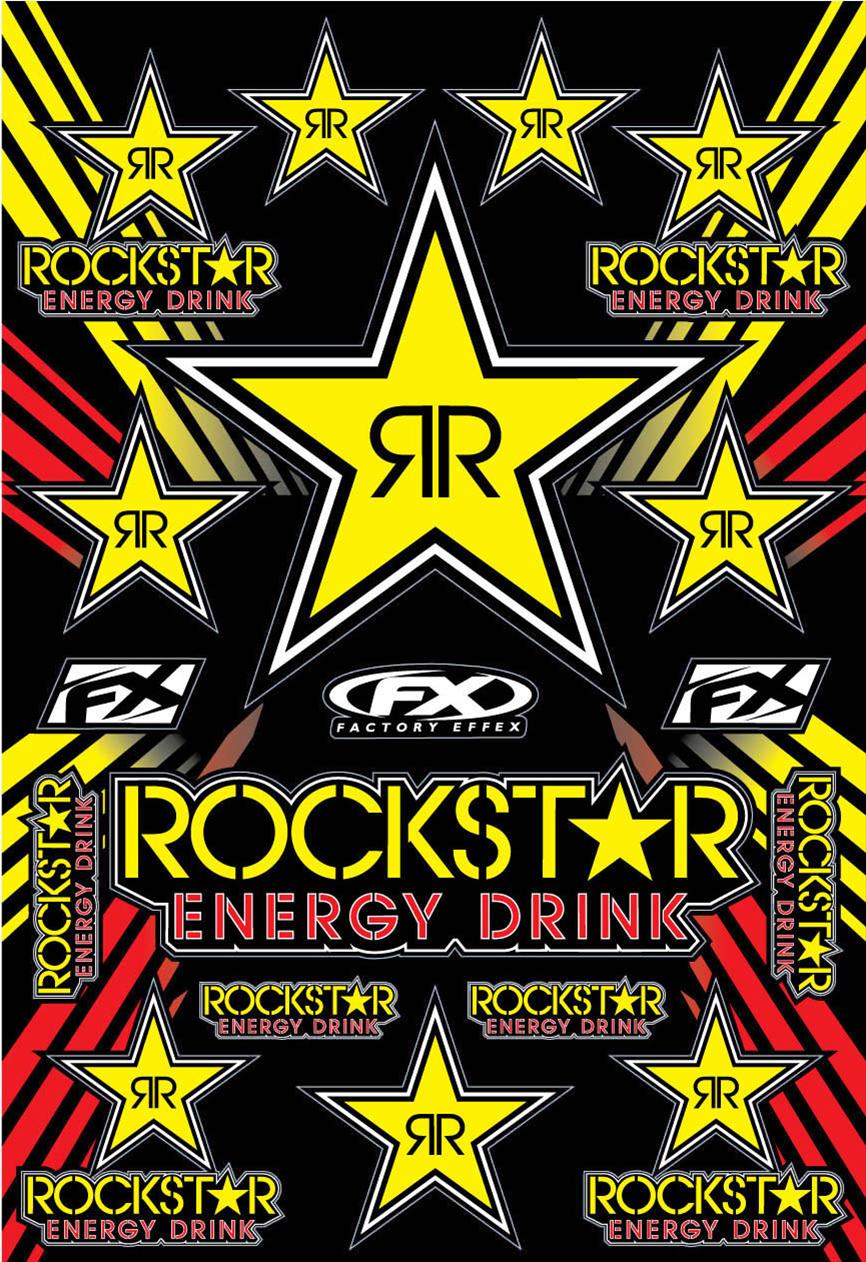 Factory Effex Rockstar Sticker Sheet
