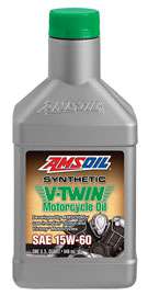 Huile synthétique pour motos V-Twin Amsoil 15W-60, 946 ml
