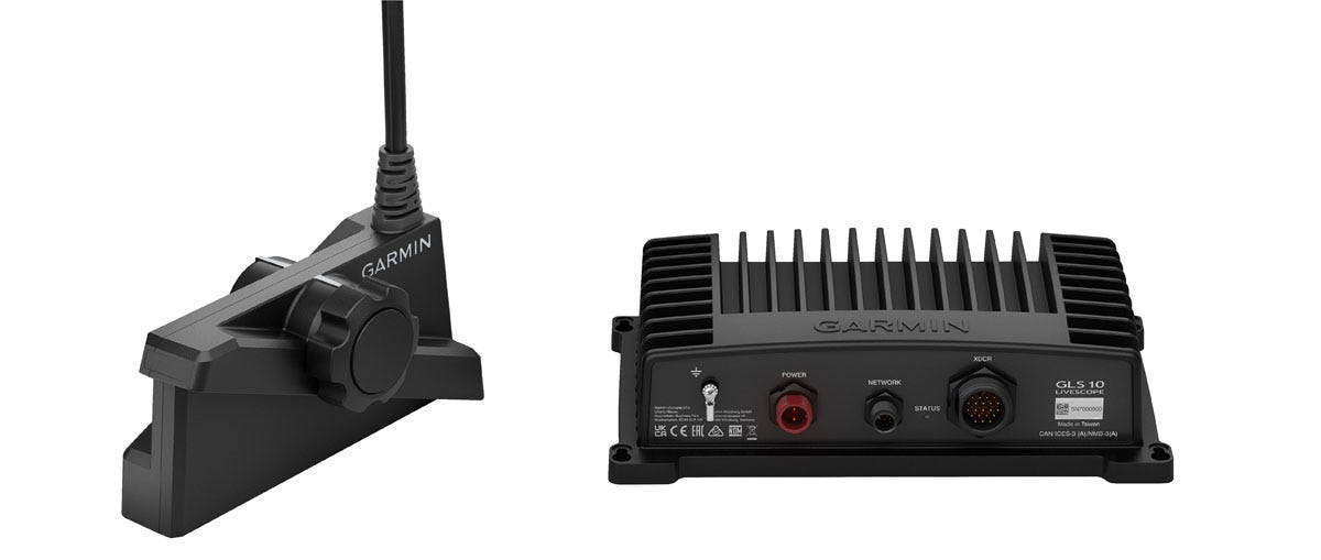 Garmin LiveScope Plus Fishfinder with GLS 10 and LVS34 Transducer