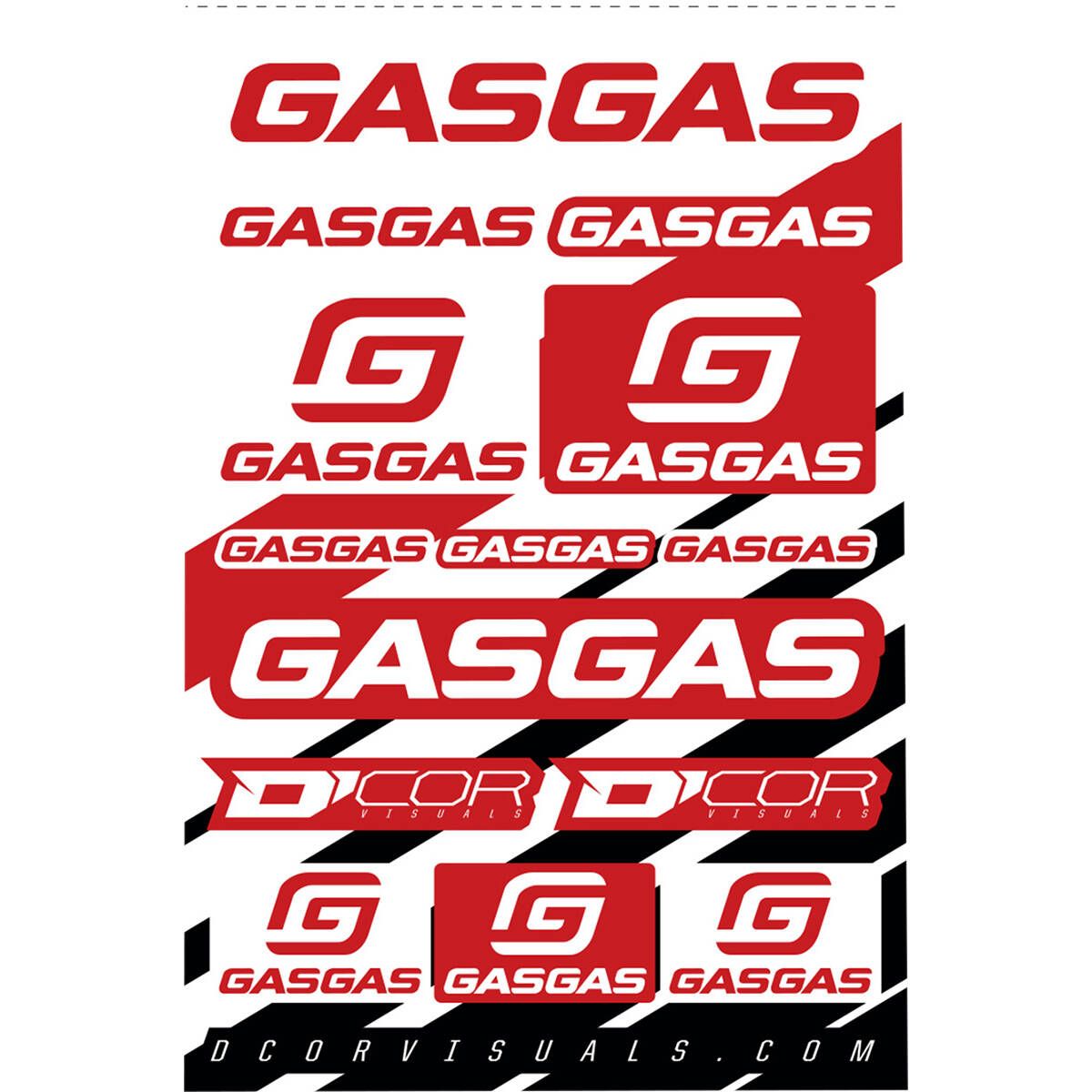 Feuille de décalcomanies Gas Gas de D'COR Visuals