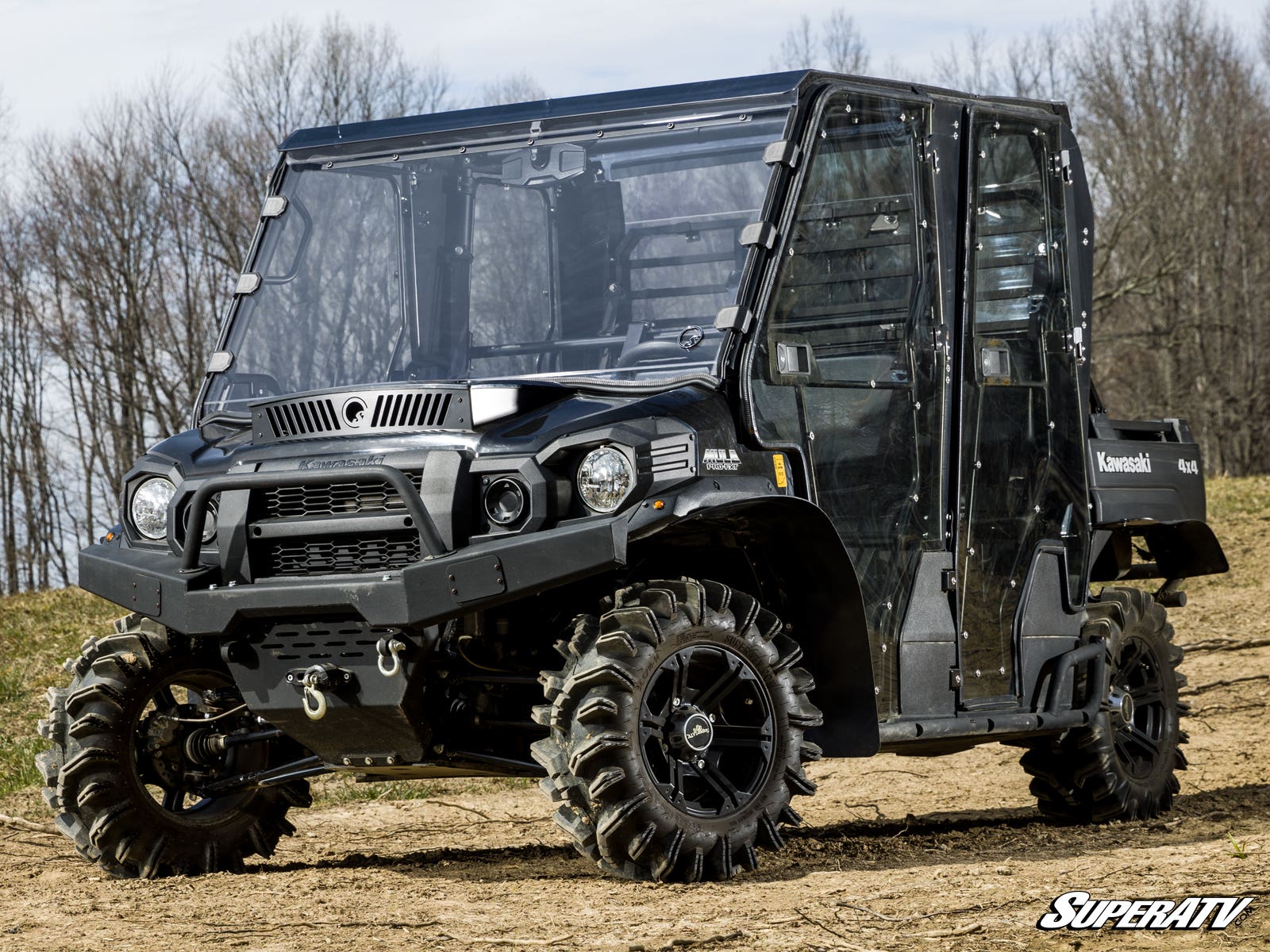 SuperATV Scratch Resistant Polycarbonate Front Windshield