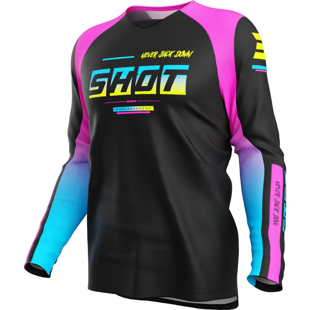 Shot Race Gear Youth Draw Block Jersey