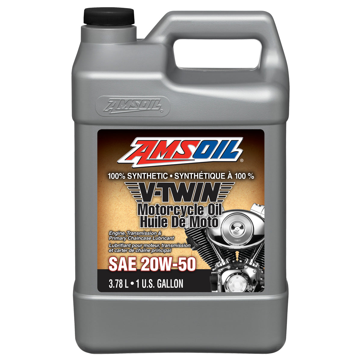 Amsoil 20W-50 Synthetic V-Twin Motorcycle Oil