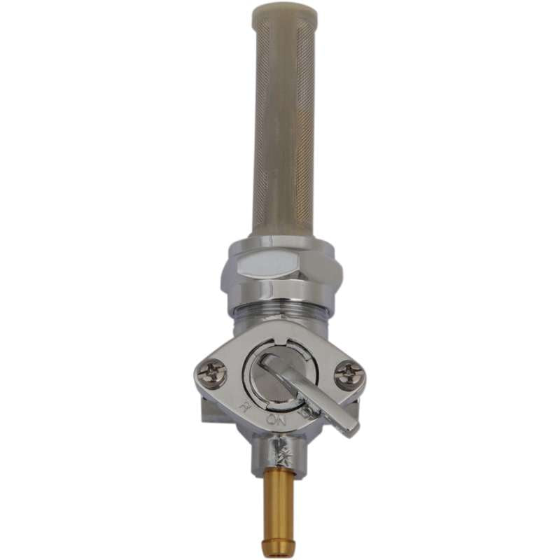 Robinet d'essence chromé droit Drag Specialties