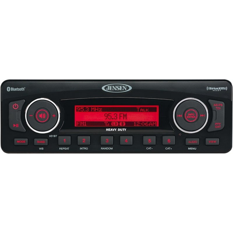 Jensen AM/FM/WB/USB/iPod &amp; iPhone/SiriusXM Ready/Bluetooth Stereo