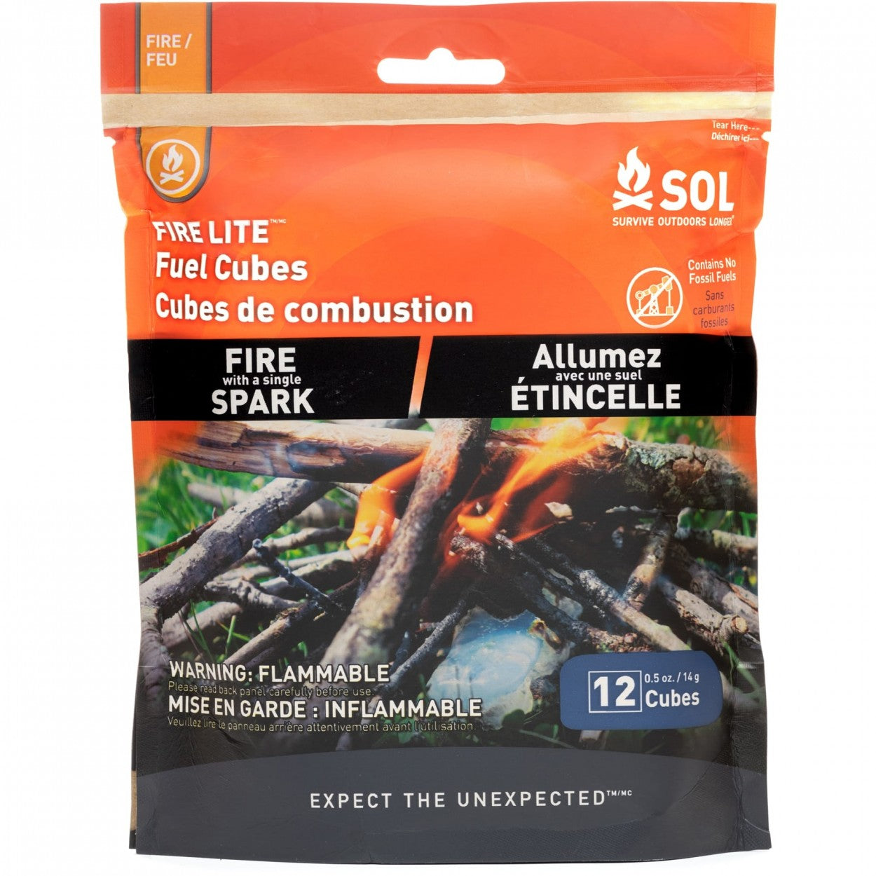 Cubes de combustible Sol Fire Lite (paquet de 12)