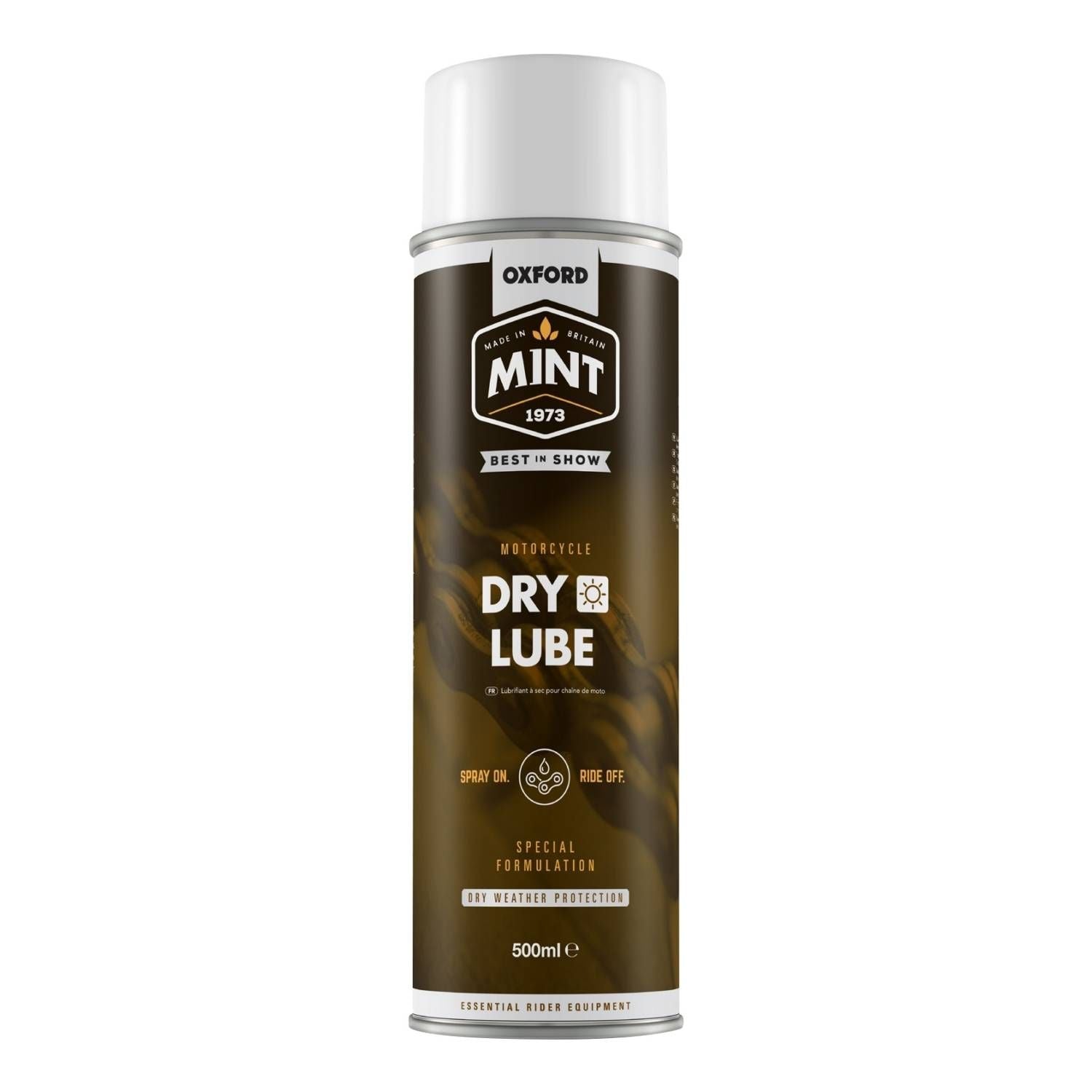 Oxford Mint Dry Weather Lube, 500mL