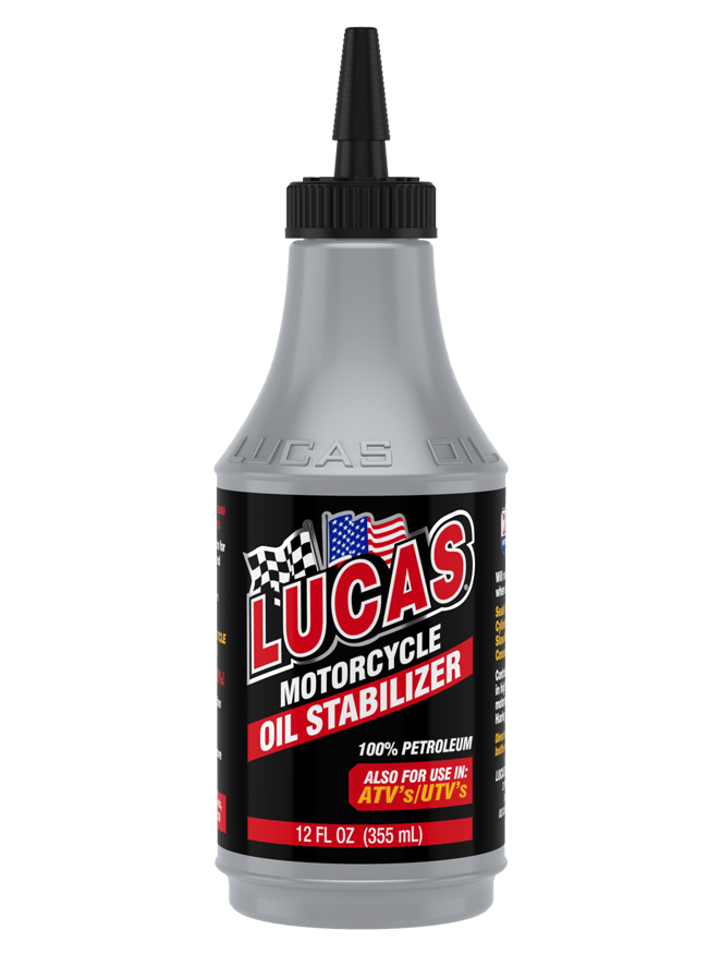 Lucas Oil Motorcycle Oil Stabilizer, 12oz/355ml