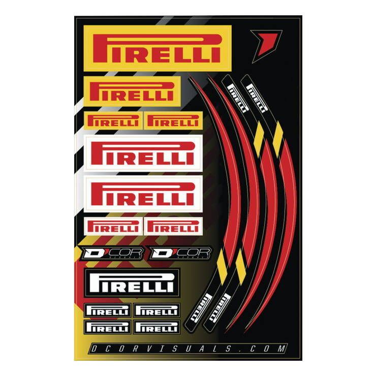 D'COR Visuals Pirelli Decal Sheet