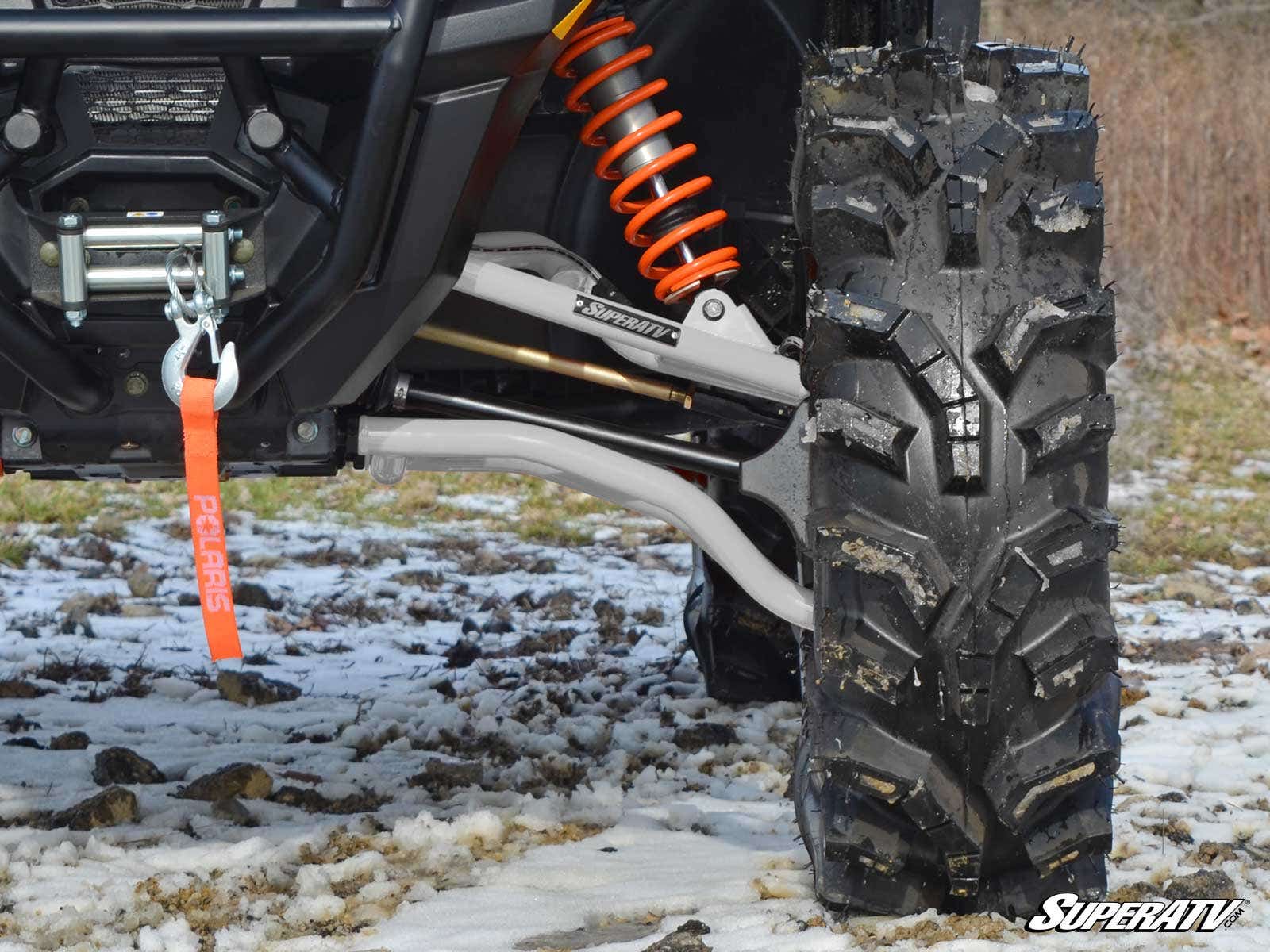 Bras de suspension avant tubulaires à garde au sol élevée SuperATV Polaris General