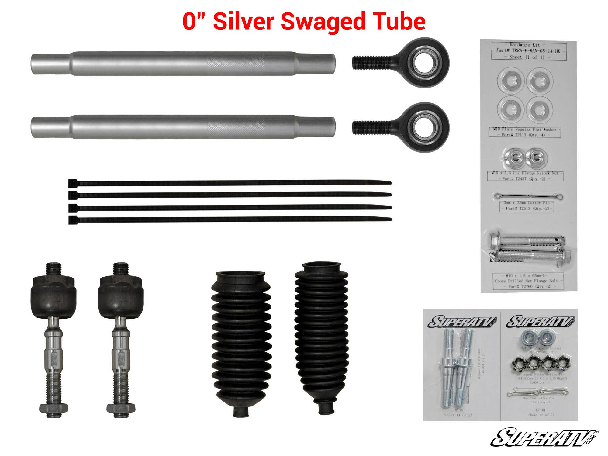 SuperATV Heavy Duty Tie Rod Kit