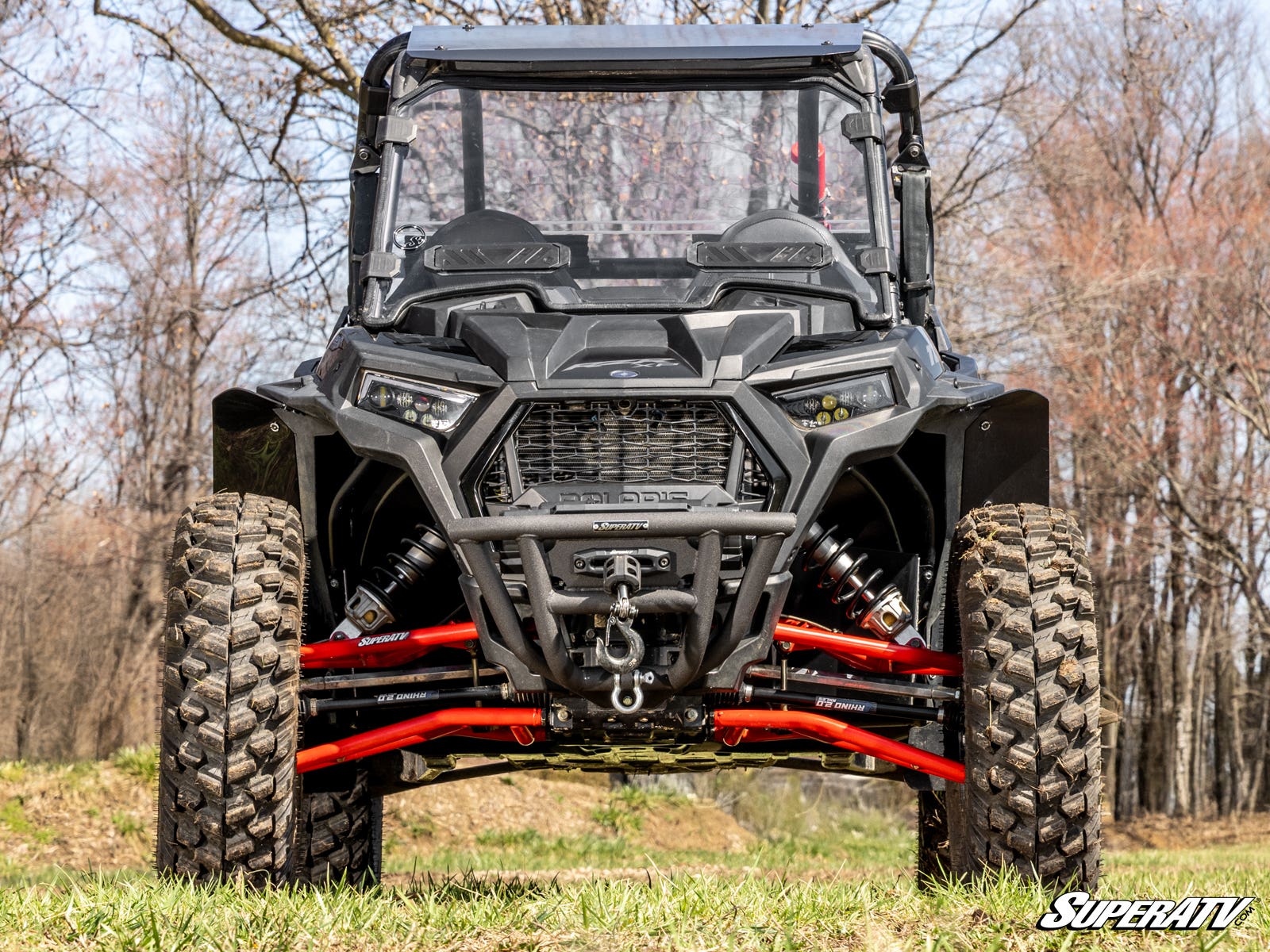 SuperATV Winch-Ready Front Bumper with 4500lbs Winch