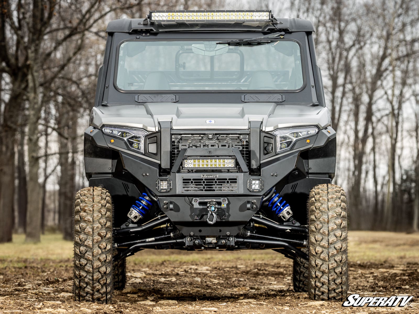SuperATV Polaris Xpedition Heavy Weight Winch Ready Front Bumper