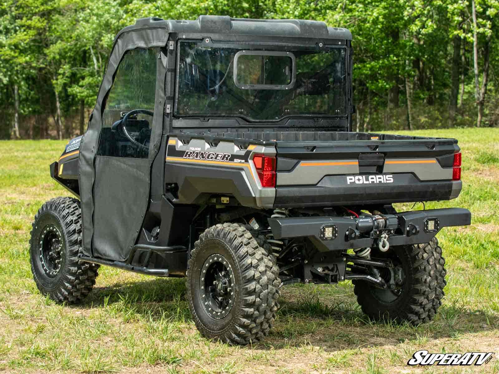 SuperATV Winch-Ready Rear Bumper with 3500lbs Winch