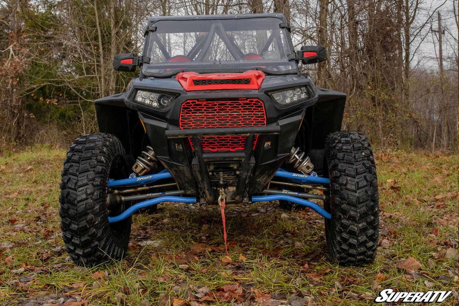 SuperATV Polaris RZR XP Chromoly High Clearance 1.5" Forward Offset A-Arms