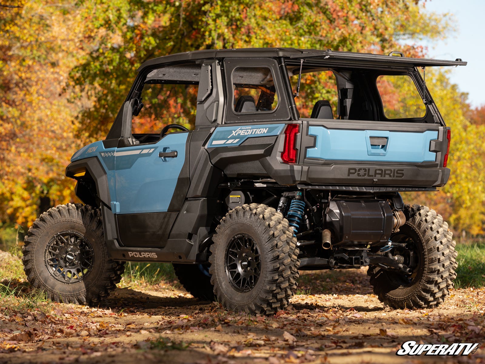 SuperATV Polycarbonate Flip Rear UTV Windshield