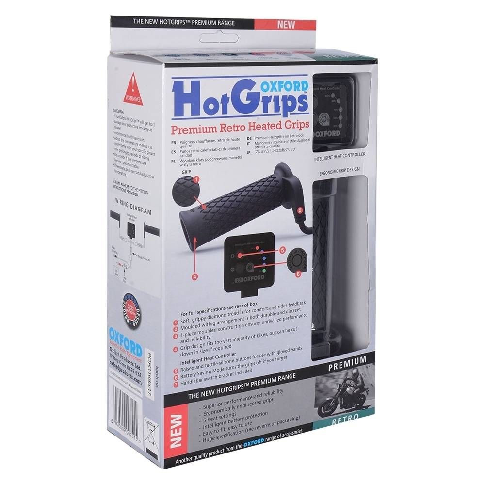 Oxford Premium Retro Heater Grips