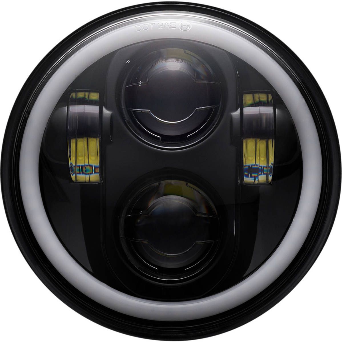 Phare à DEL Custom Dynamics ProGlow 5,75 pouces avec halo changeant de couleur