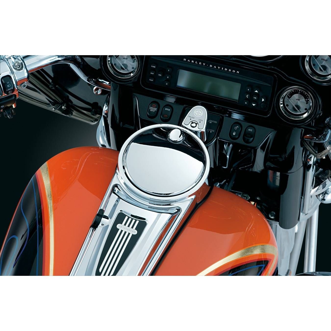 Kuryakyn Push Button Fuel Door Latch