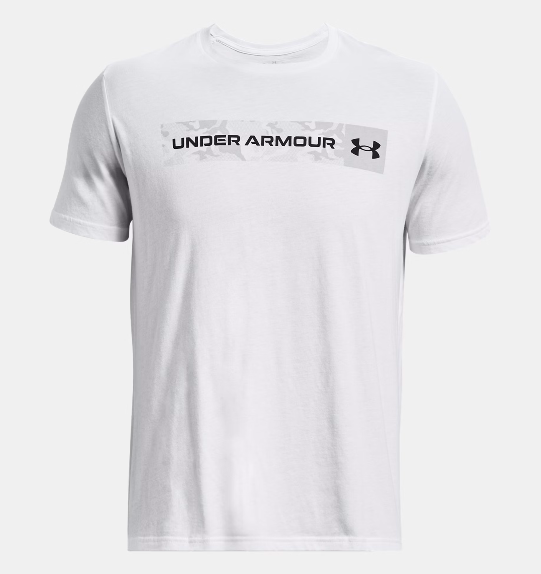 T-shirt à rayures sur la poitrine avec motif camouflage Under Armour
