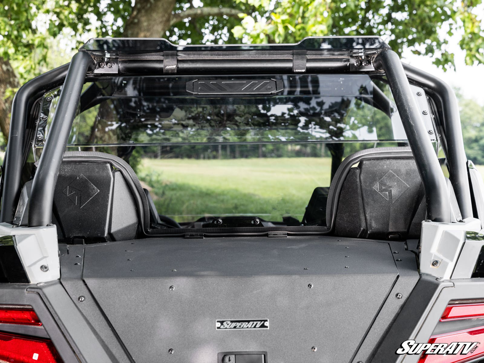 SuperATV Polycarbonate Vented Rear UTV Windshield
