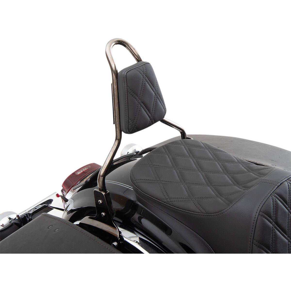 Drag Specialties Sissy Bar Pad Double Diamond, Tapered