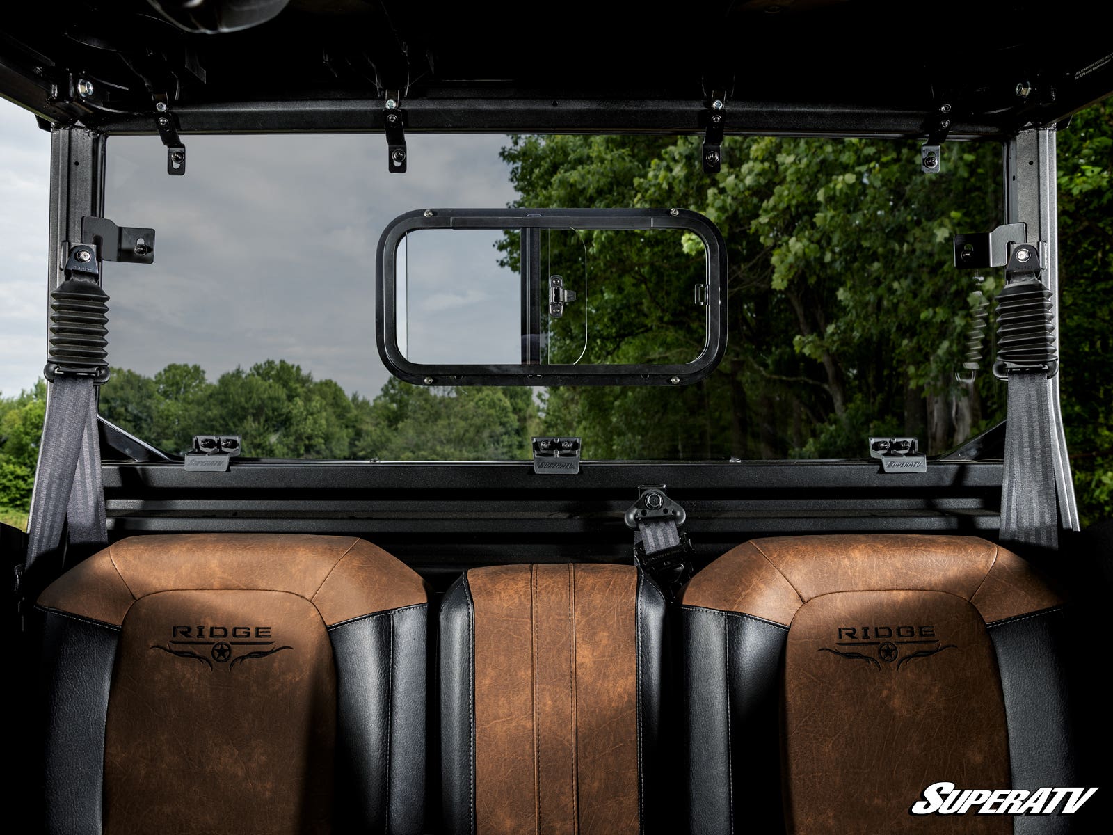 SuperATV Sliding Window Kit for SuperATV Polycarbonate Rear Windshields
