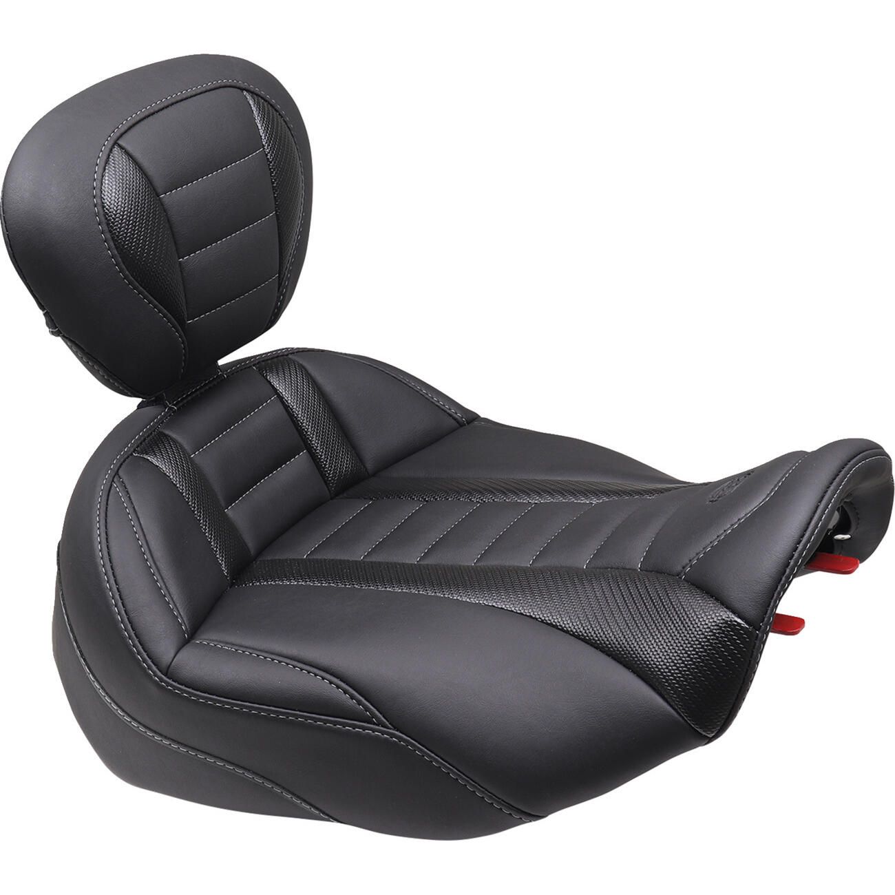 Mustang Solo Seat Deluxe Touring with Backrest