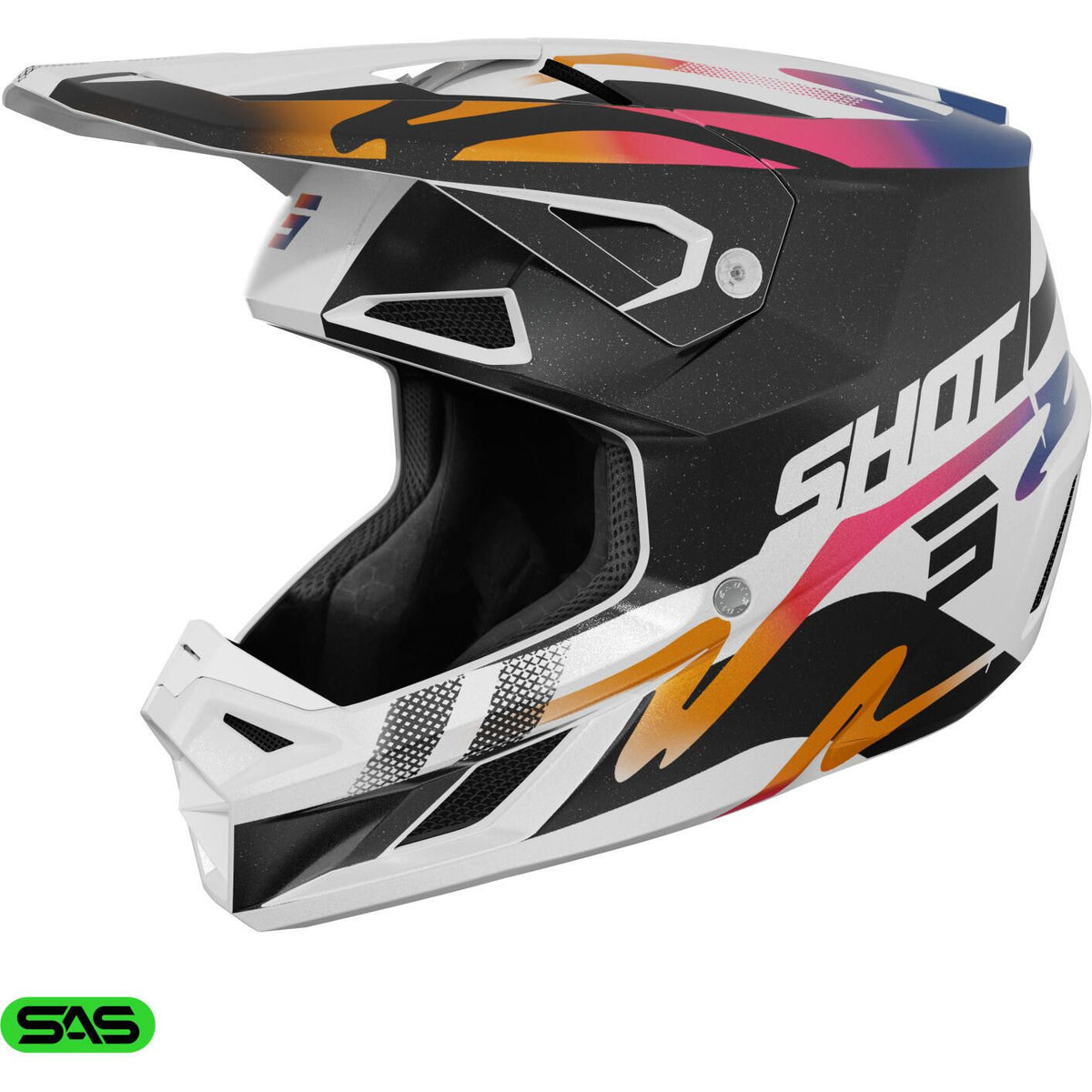 Shot Race Gear Speed Wave MX Helmet