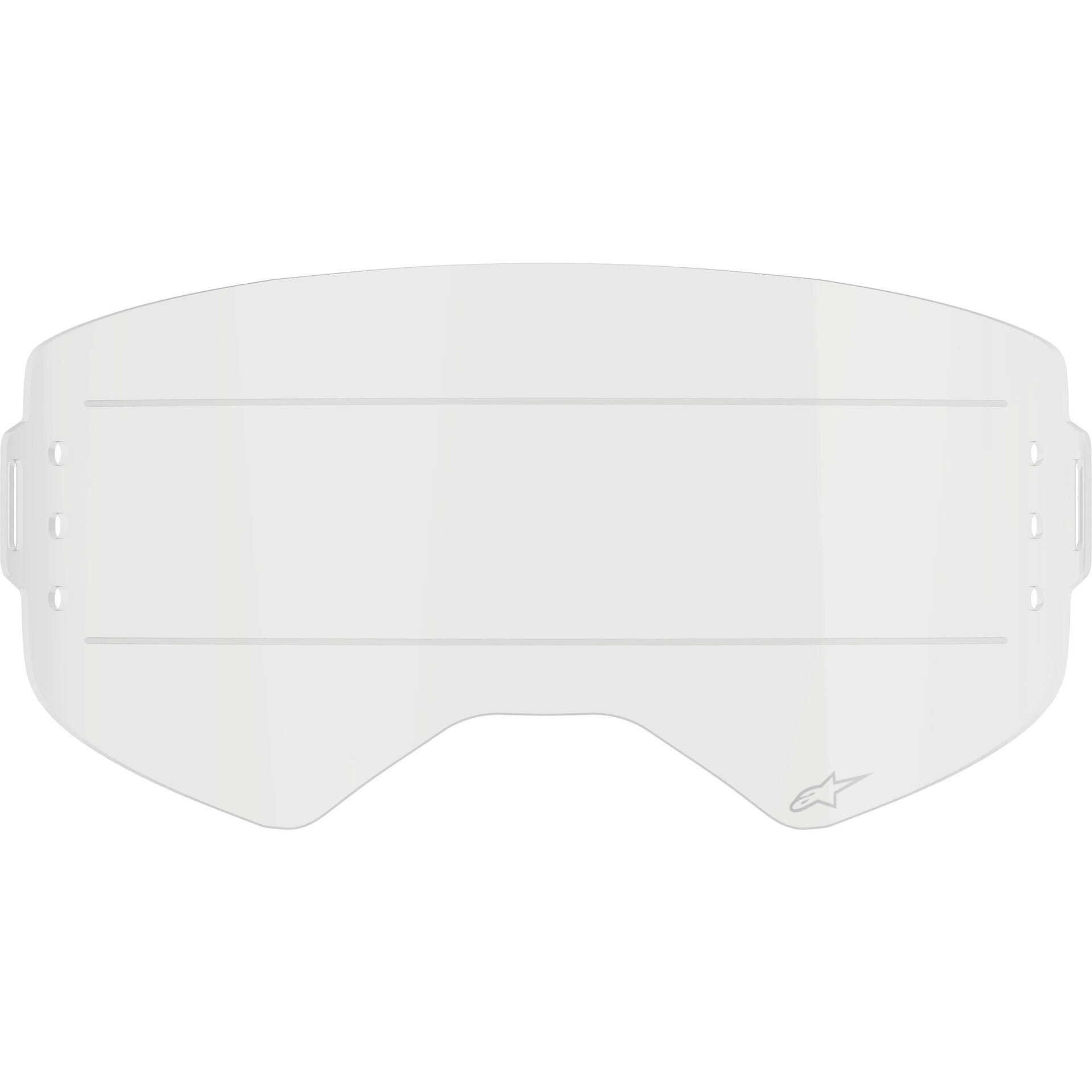 Alpinestars Supertech Wide Vision Roll-Off Clear Lens